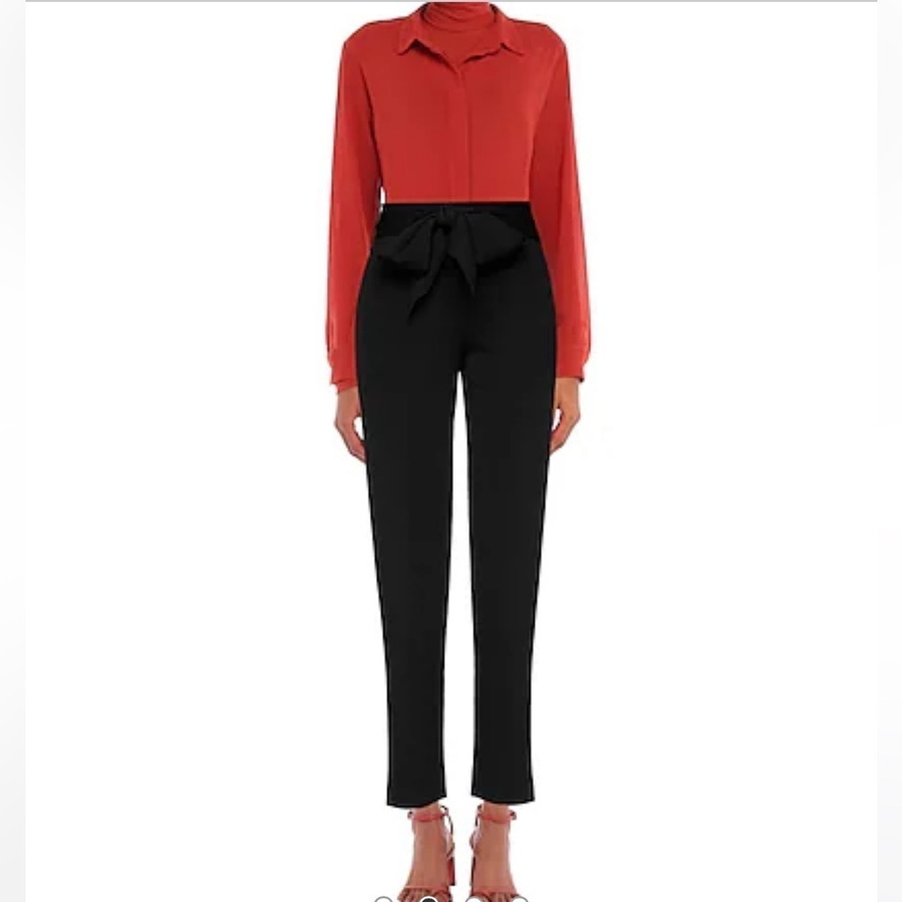 Antonella Rizza merino wool Classic Black Pants. Size M . Made in Italy.